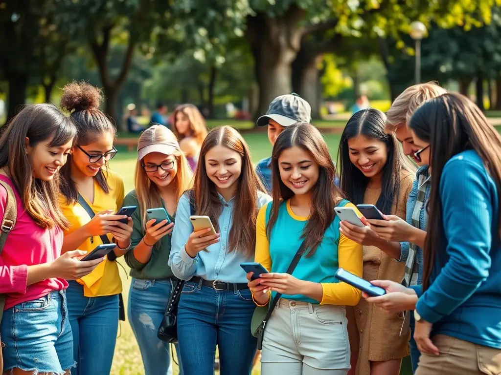 A group of young adults participating in a community photography project, capturing images of their local environment and sharing their perspectives through visual storytelling.